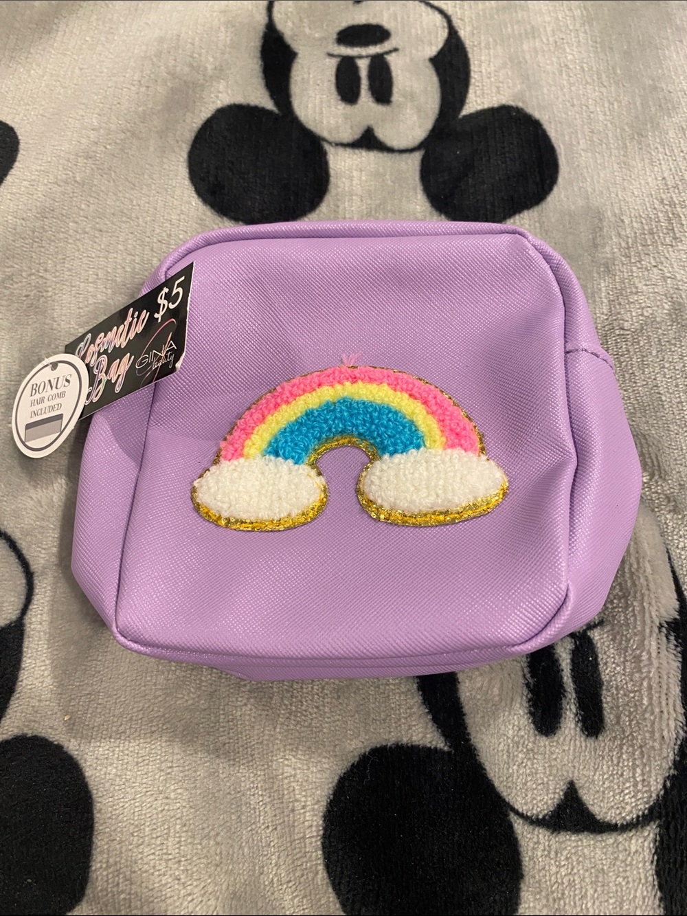 Kids Lavender Rainbow Coin Purse